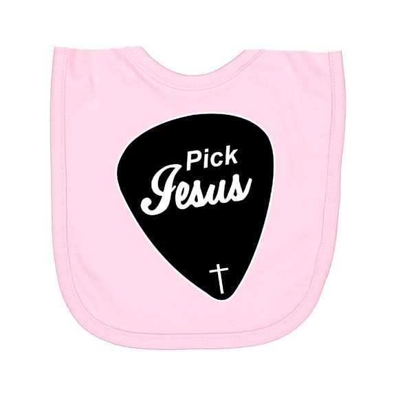 Inktastic Pick Jesus Christian Newborn Bib