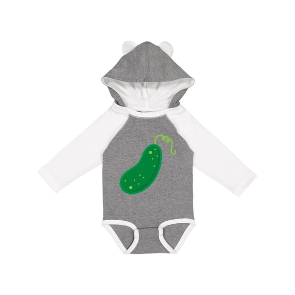 Inktastic Pickle Boys or Girls Long Sleeve Baby Bodysuit