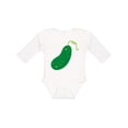 thumbnail image 1 of Inktastic Pickle Boys or Girls Long Sleeve Baby Bodysuit, 1 of 5