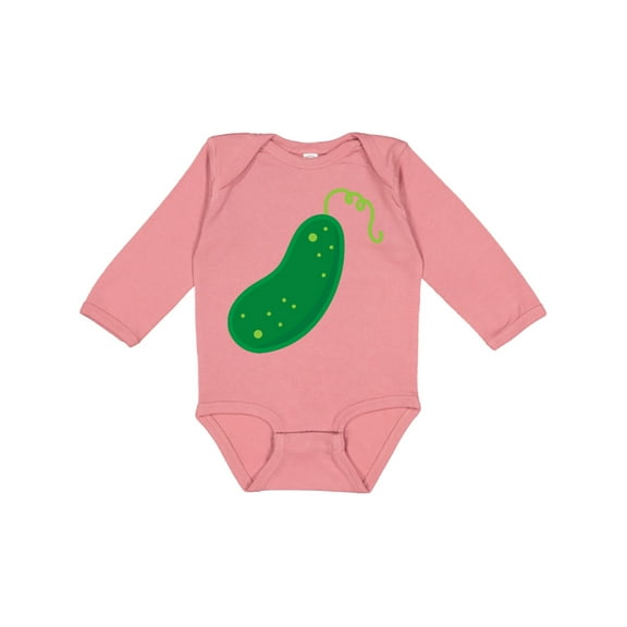 Inktastic Pickle Boys or Girls Long Sleeve Baby Bodysuit