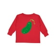 thumbnail image 1 of Inktastic Pickle Boys or Girls Long Sleeve Toddler T-Shirt, 1 of 5