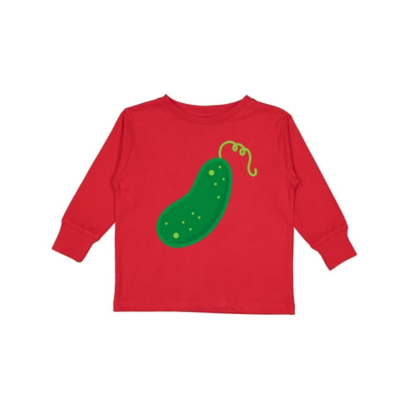 Inktastic Pickle Boys or Girls Long Sleeve Toddler T-Shirt