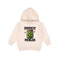 thumbnail image 1 of Inktastic Pickle Lover Funny Powered by Pickles Toddler Hoodie, 1 of 4