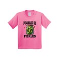 thumbnail image 1 of Inktastic Pickle Lover Funny Powered by Pickles Youth T-Shirt, 1 of 5