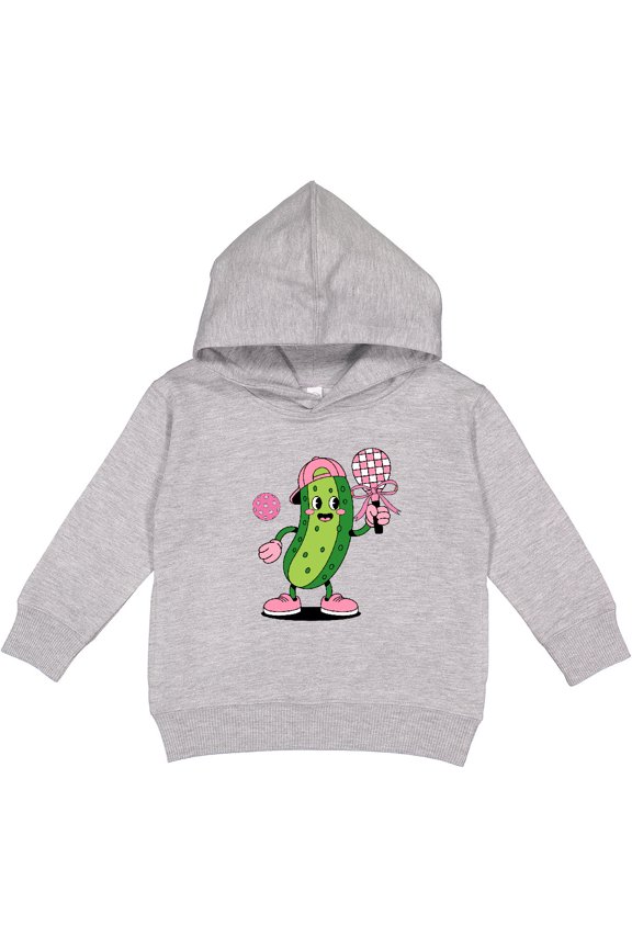 Pickleball Cute Girly Pickle Toddler Hoodie