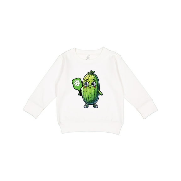Inktastic Pickleball Funny Pickle Toddler Sweatshirt