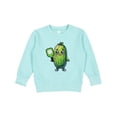 thumbnail image 1 of Inktastic Pickleball Funny Pickle Toddler Sweatshirt, 1 of 4