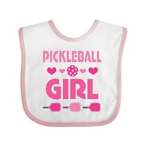 Inktastic Pickleball Girl Girls Baby Bib