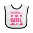 thumbnail image 1 of Inktastic Pickleball Girl Girls Baby Bib, 1 of 4