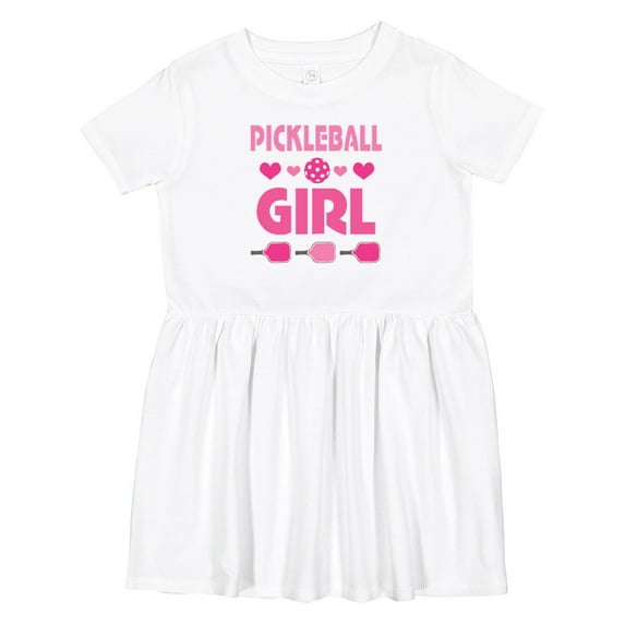 Inktastic Pickleball Girl Girls Toddler Dress
