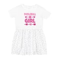 thumbnail image 1 of Inktastic Pickleball Girl Girls Toddler Dress, 1 of 5