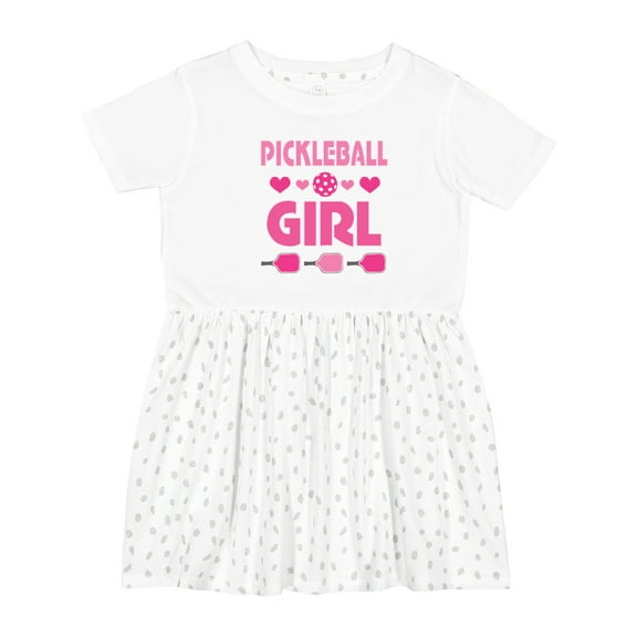 Inktastic Pickleball Girl Girls Toddler Dress
