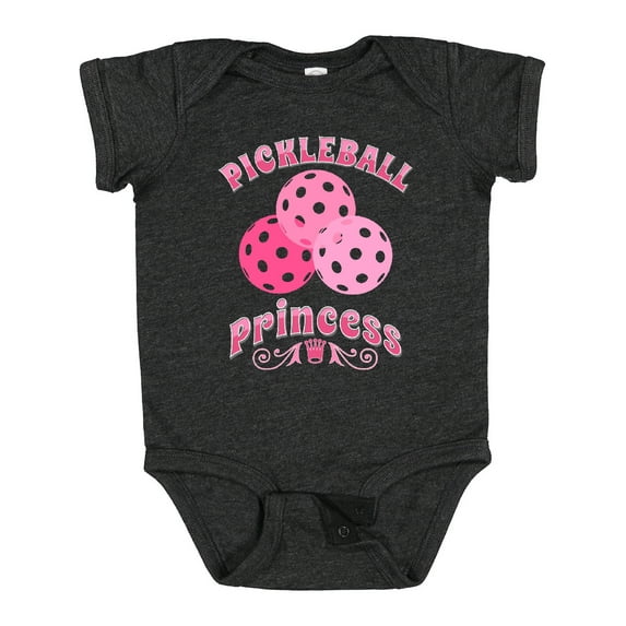 Inktastic Pickleball Princess Cute Girls Baby Bodysuit