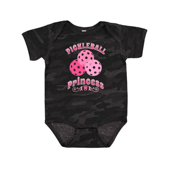 Inktastic Pickleball Princess Cute Girls Baby Bodysuit