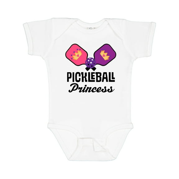 Inktastic Pickleball Princess Girls Baby Bodysuit