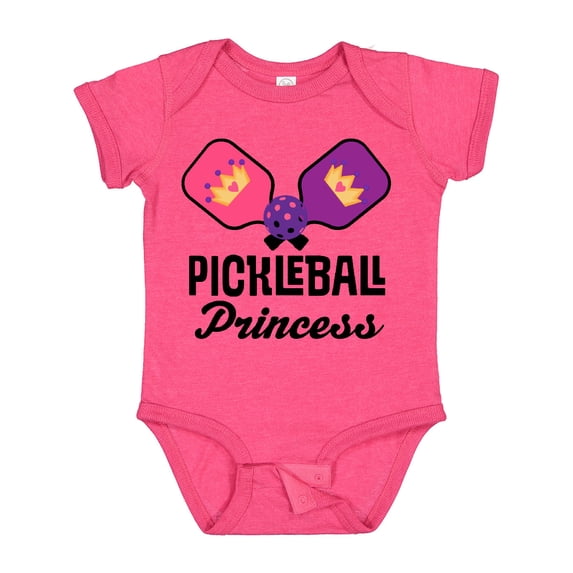 Inktastic Pickleball Princess Girls Baby Bodysuit