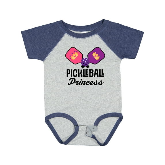 Inktastic Pickleball Princess Girls Baby Bodysuit