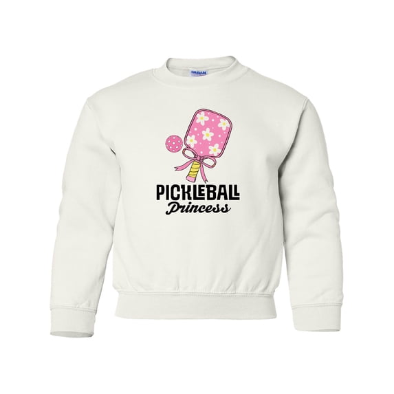 Inktastic Pickleball Princess Quote Youth Sweatshirt