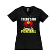 thumbnail image 1 of Inktastic Pickleball Women's Plus Size V-Neck T-Shirt, 1 of 5