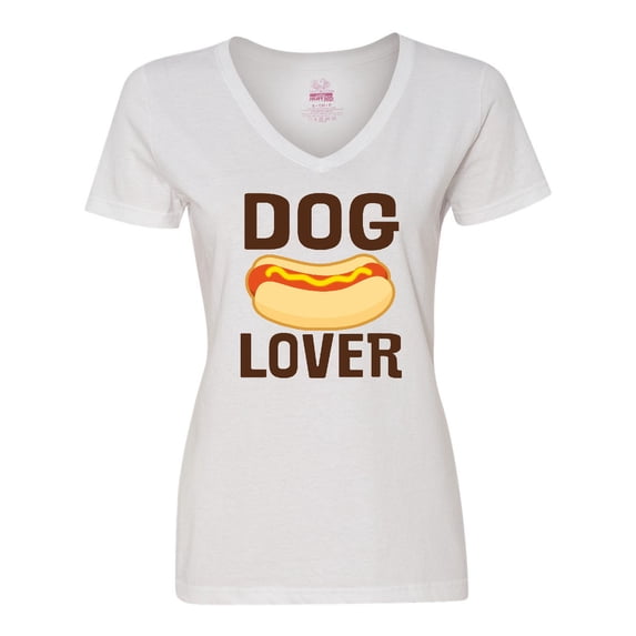 Inktastic Picnic Dog Lover Hot Dog Women's V-Neck T-Shirt
