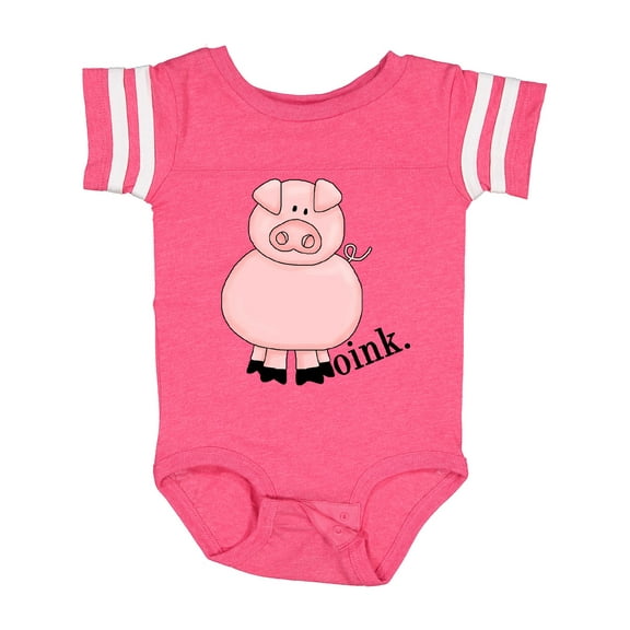Inktastic Pig-oink Boys or Girls Baby Bodysuit
