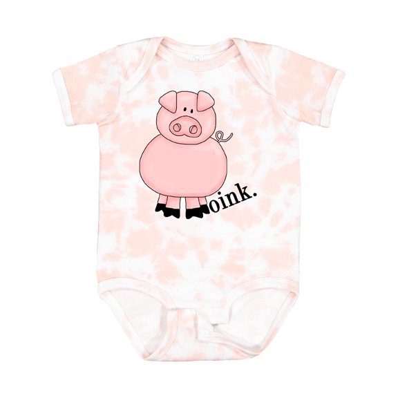 Inktastic Pig-oink Boys or Girls Baby Bodysuit