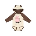 thumbnail image 1 of Inktastic Pig-oink Boys or Girls Long Sleeve Baby Bodysuit, 1 of 5