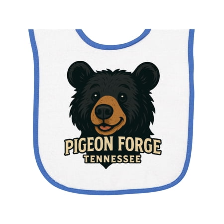 Inktastic Pigeon Forge Tennessee Baby Terry Cloth Bib