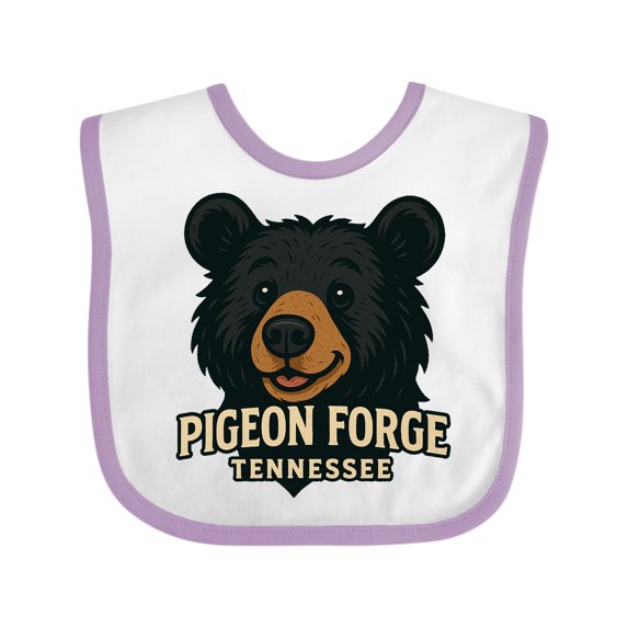 Inktastic Pigeon Forge Tennessee Boys or Girls Baby Bib