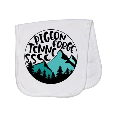 Inktastic Pigeon Forge, Tennessee Mountains Baby Burp Cloth