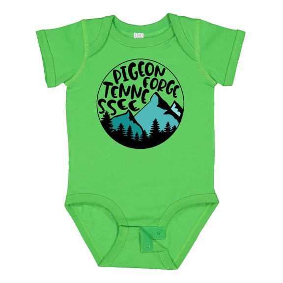 Inktastic Pigeon Forge, Tennessee Mountains Boys or Girls Baby Bodysuit