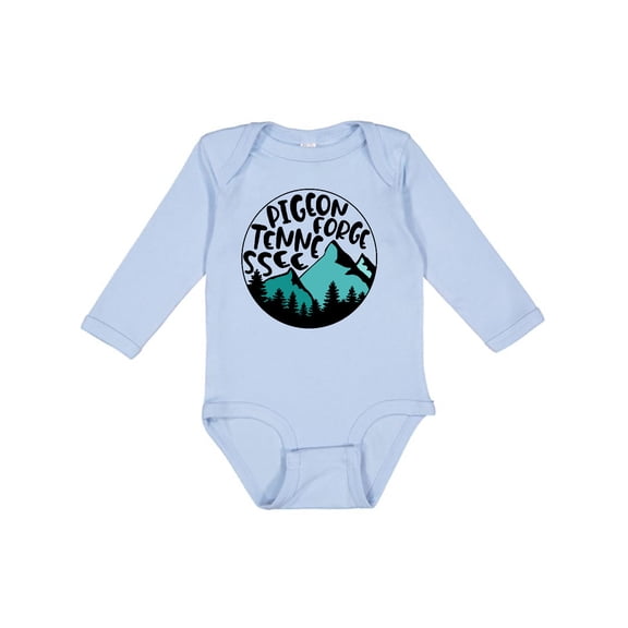 Inktastic Pigeon Forge, Tennessee Mountains Boys or Girls Long Sleeve Baby Bodysuit