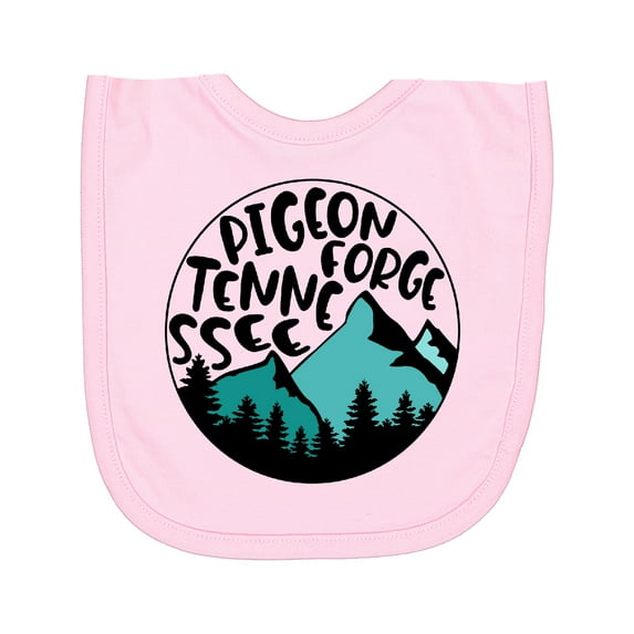 Inktastic Pigeon Forge, Tennessee Mountains Newborn Bib