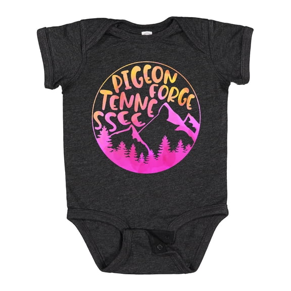Inktastic Pigeon Forge, Tennessee- Mountains in Sunrise Colors Boys or Girls Baby Bodysuit