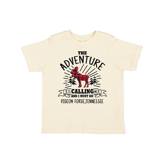 Inktastic Pigeon Forge Tennessee The Adventure is Calling and I Must Go Boys or Girls Toddler T-Shirt