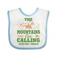 thumbnail image 1 of Inktastic Pigeon Forge Tennessee The Mountains Are Calling Boys or Girls Baby Bib, 1 of 4