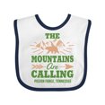 thumbnail image 1 of Inktastic Pigeon Forge Tennessee The Mountains Are Calling Boys or Girls Baby Bib, 1 of 4