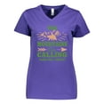 thumbnail image 1 of Inktastic Pigeon Forge Tennessee The Mountains Are Calling Women's V-Neck T-Shirt, 1 of 5
