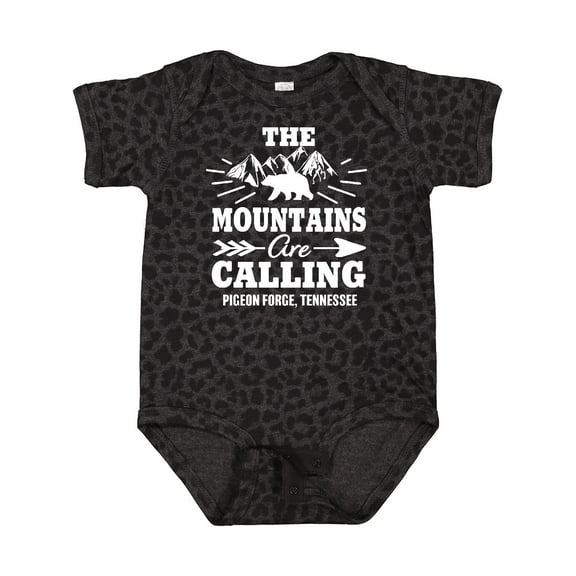 Inktastic Pigeon Forge Tennessee the Mountains Are Calling Boys or Girls Baby Bodysuit