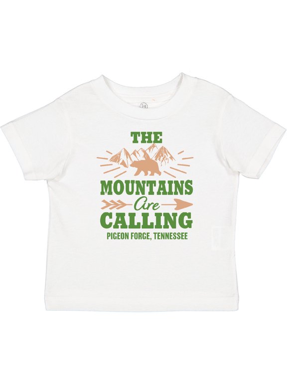 Pigeon Forge Tennessee the Mountains Are Calling Boys or Girls Baby T-Shirt