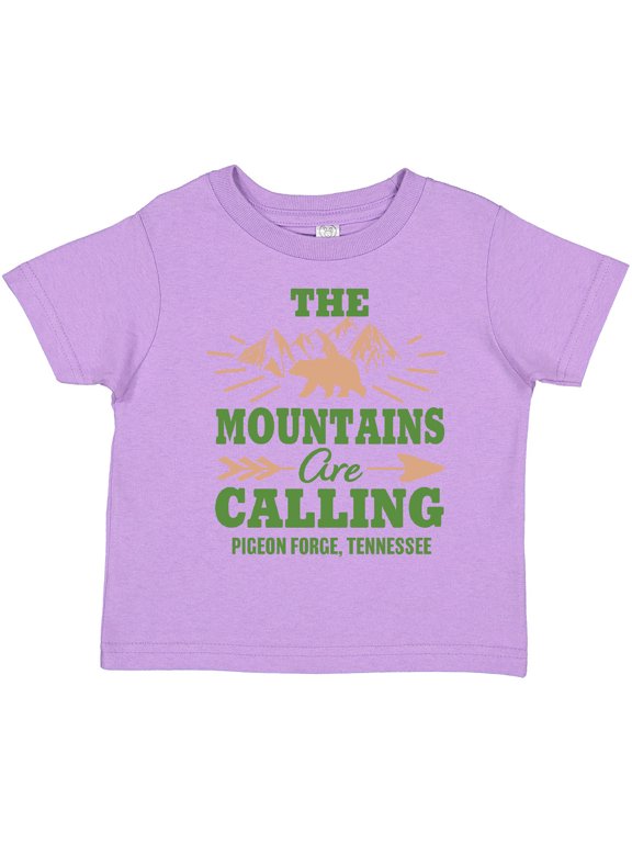 Pigeon Forge Tennessee the Mountains Are Calling Boys or Girls Toddler T-Shirt