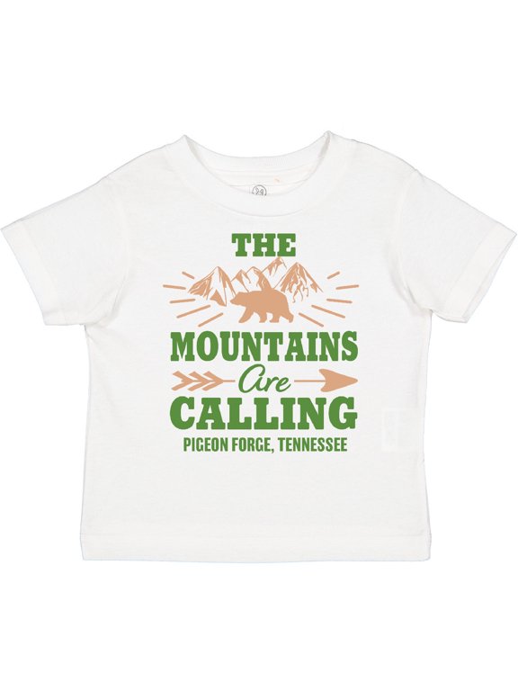 Pigeon Forge Tennessee the Mountains Are Calling Boys or Girls Toddler T-Shirt