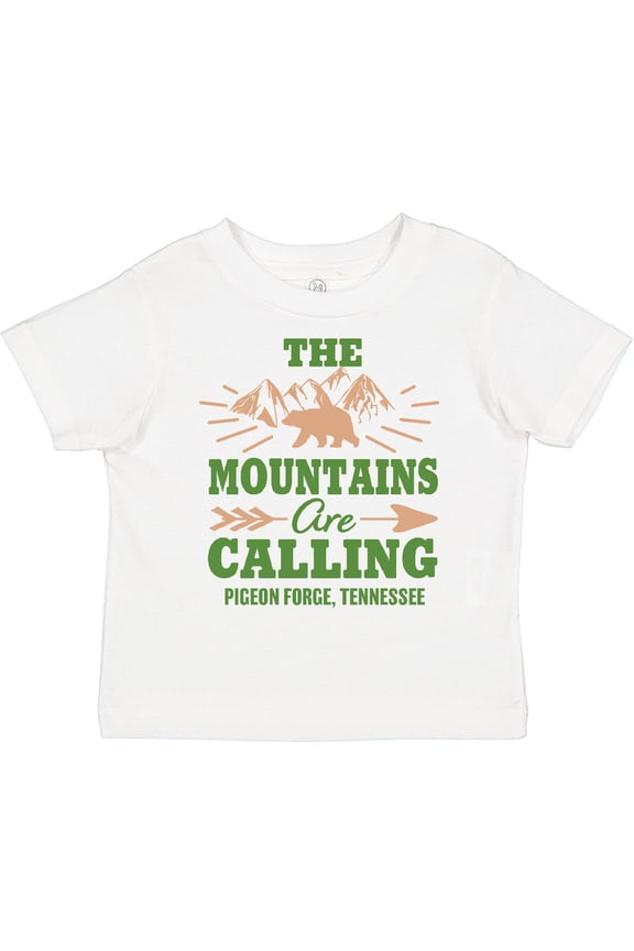 Pigeon Forge Tennessee the Mountains Are Calling Boys or Girls Toddler T-Shirt