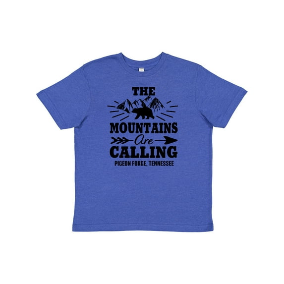 Inktastic Pigeon Forge Tennessee the Mountains Are Calling Youth T-Shirt