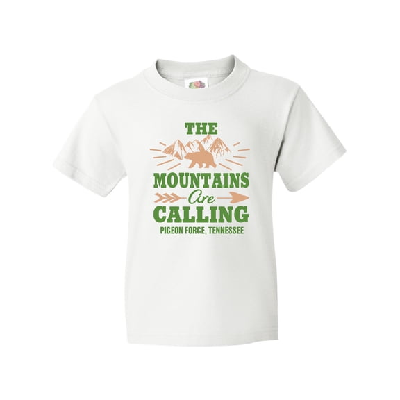 Inktastic Pigeon Forge Tennessee the Mountains Are Calling Youth T-Shirt