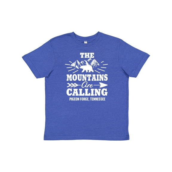 Inktastic Pigeon Forge Tennessee the Mountains Are Calling Youth T-Shirt