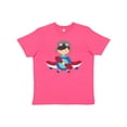 thumbnail image 1 of Inktastic Pilot Boy, Boy With Brown Hair, Boy In Airplane Youth T-Shirt, 1 of 5