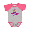 thumbnail image 1 of Inktastic Pilot Girl, Airplane, Plane, Flying, Brown Hair Girls Baby Bodysuit, 1 of 5