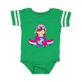 thumbnail image 1 of Inktastic Pilot Girl, Airplane, Plane, Flying, Brown Hair Girls Baby Bodysuit, 1 of 5