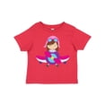 thumbnail image 1 of Inktastic Pilot Girl, Airplane, Plane, Flying, Brown Hair Girls Toddler T-Shirt, 1 of 5